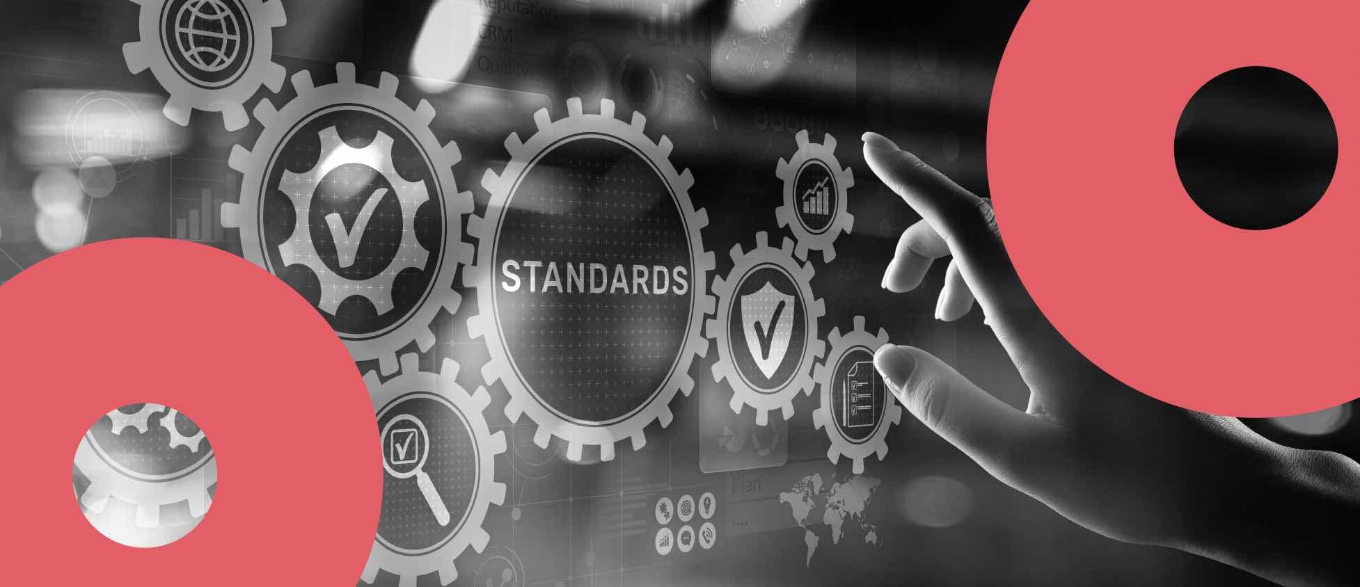 Standarder, bild på kugghjul.